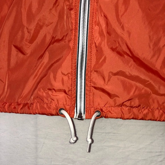 Eddie Bauer Orange Wind Breaker/Raincoat - Picture 3 of 7